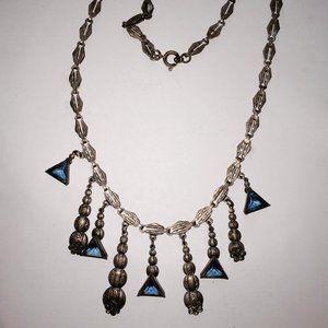 Vintage Art Deco Czech Glass Necklace